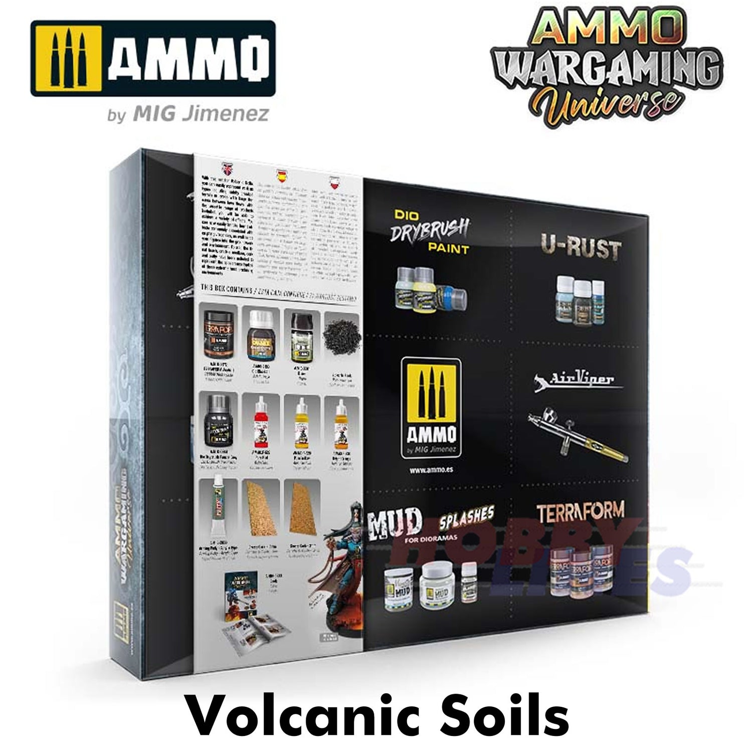 Wargaming Universe -  #4 Volcanic Soils Kit | Ammo by Mig Jimenez | MIG7923