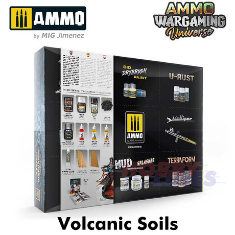 Wargaming Universe -  #4 Volcanic Soils Kit | Ammo by Mig Jimenez | MIG7923
