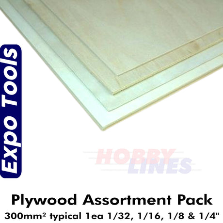 Plywood assortment pack  | Expo Tools | BW001070