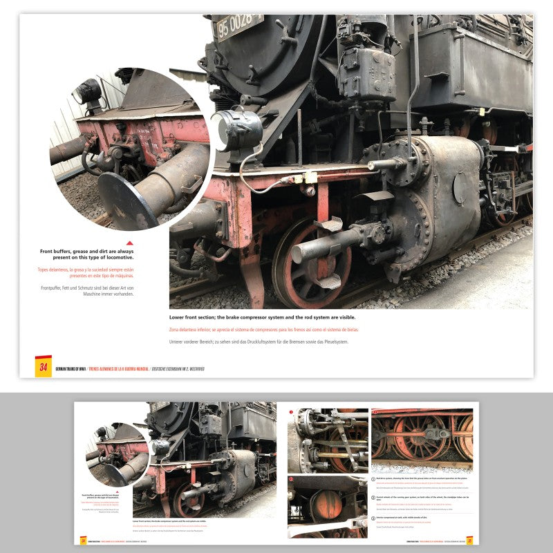 Rail Center - Visual Modelers Guide - WWII German Trains (Multilingual) | Ammo by Mig Jimenez | MIGR1400