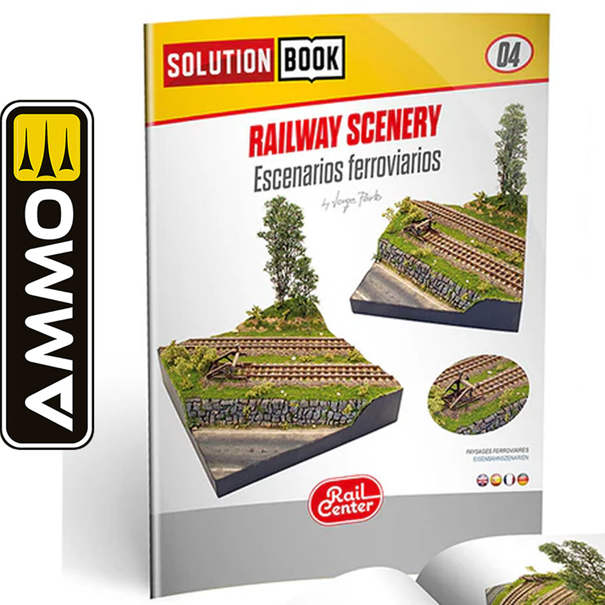 Solution Book 4 - Railway Scenery | Ammo by Mig Jimenez | MIGR1303
