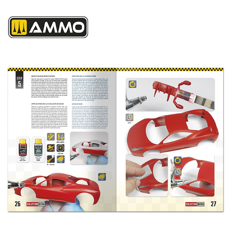 How to Paint & Lacquer SOLUTION BOOK 24 Scale Cars Cobra Paints | Ammo by Mig Jimenez