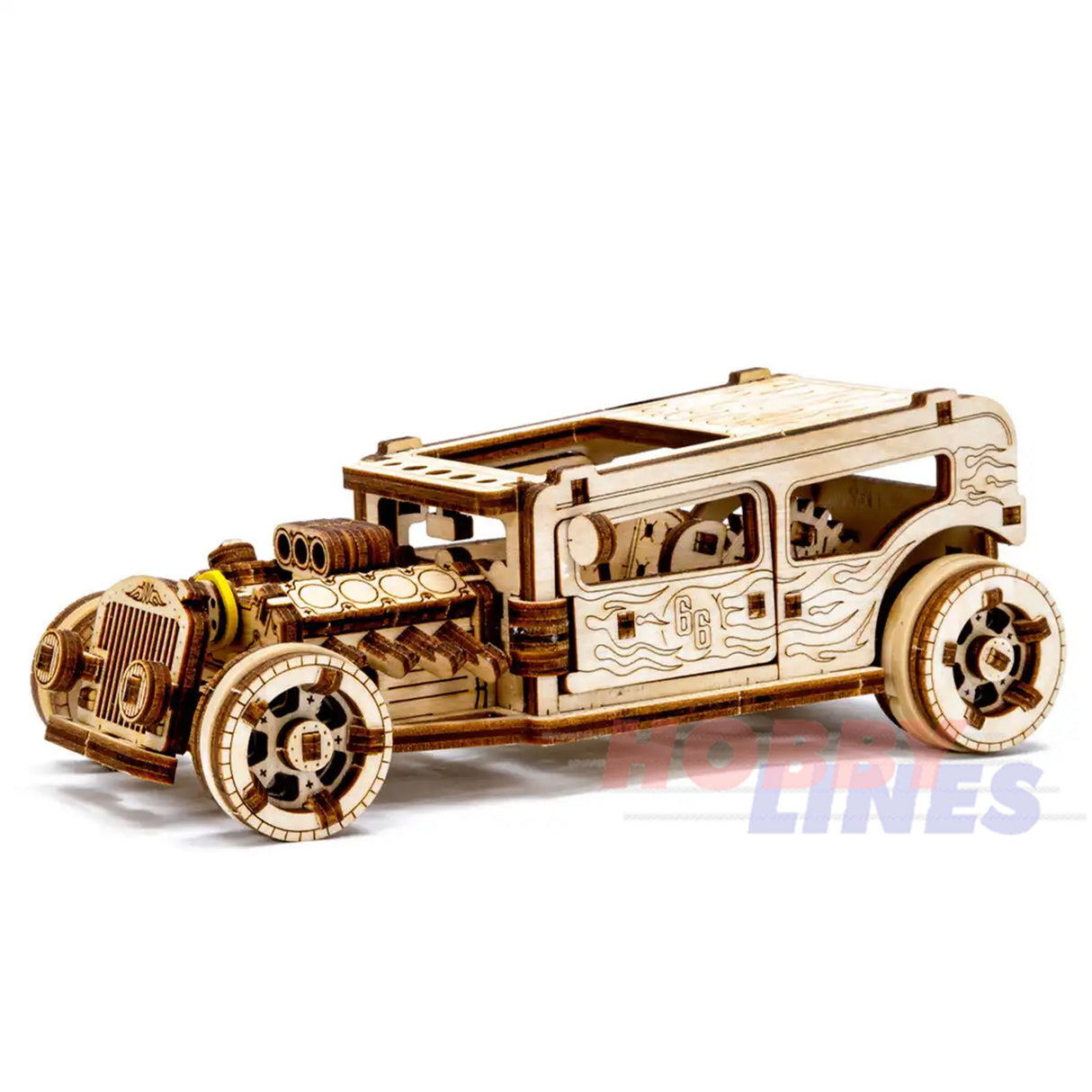 Hot Rod Car - 3D Puzzle | Wooden City | WR339
