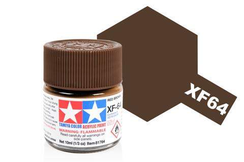 Acrylic Mini Paint - Xf-64 Red Brown | Tamiya | TM81764