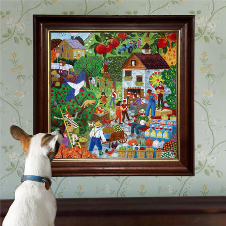 Fall Apple Picking 1000pc Puzzle | eeBoo |PZT382