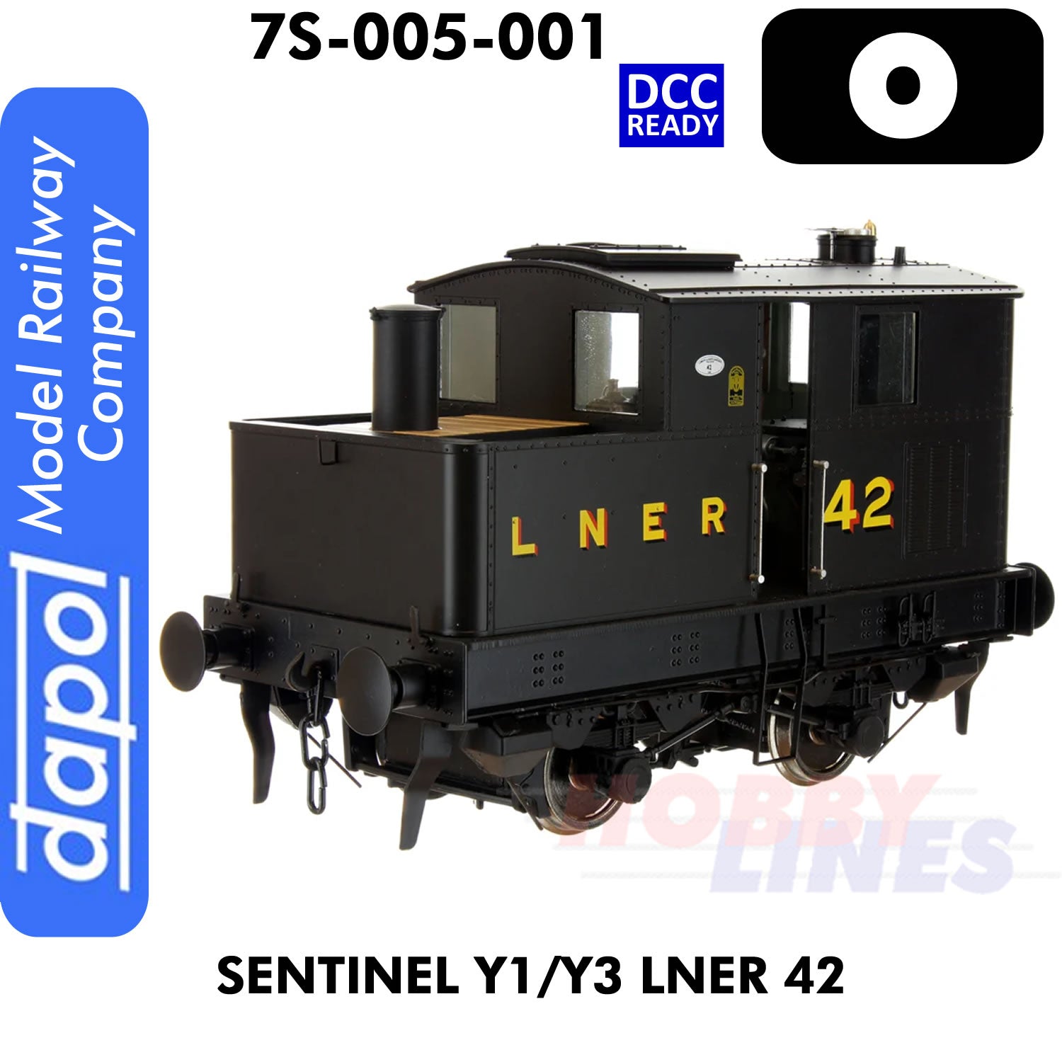 Sentinel Y1/Y3 LNER 42 - DCC Ready | Dapol | 7S-005-001