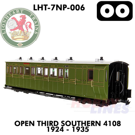 Brake Third Southern 4108 1924-1935 - DCC Ready | Lionheart Trains |  LHT-7NP-006