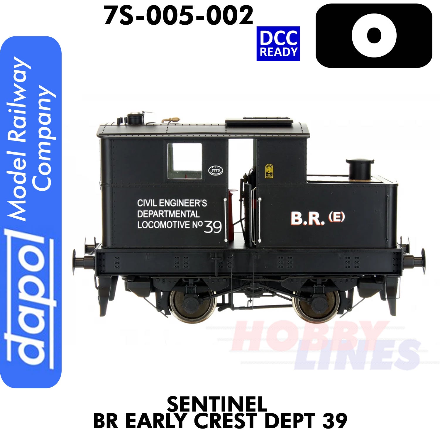Sentinel  BR Early Crest Dept 39 - DCC Ready | Dapol | 7S-005-002