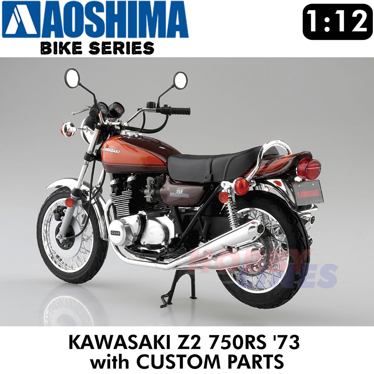 Kawasaki Z2 750RS '73 Custom Parts 1:12 motircycle kit Aoshima 06531