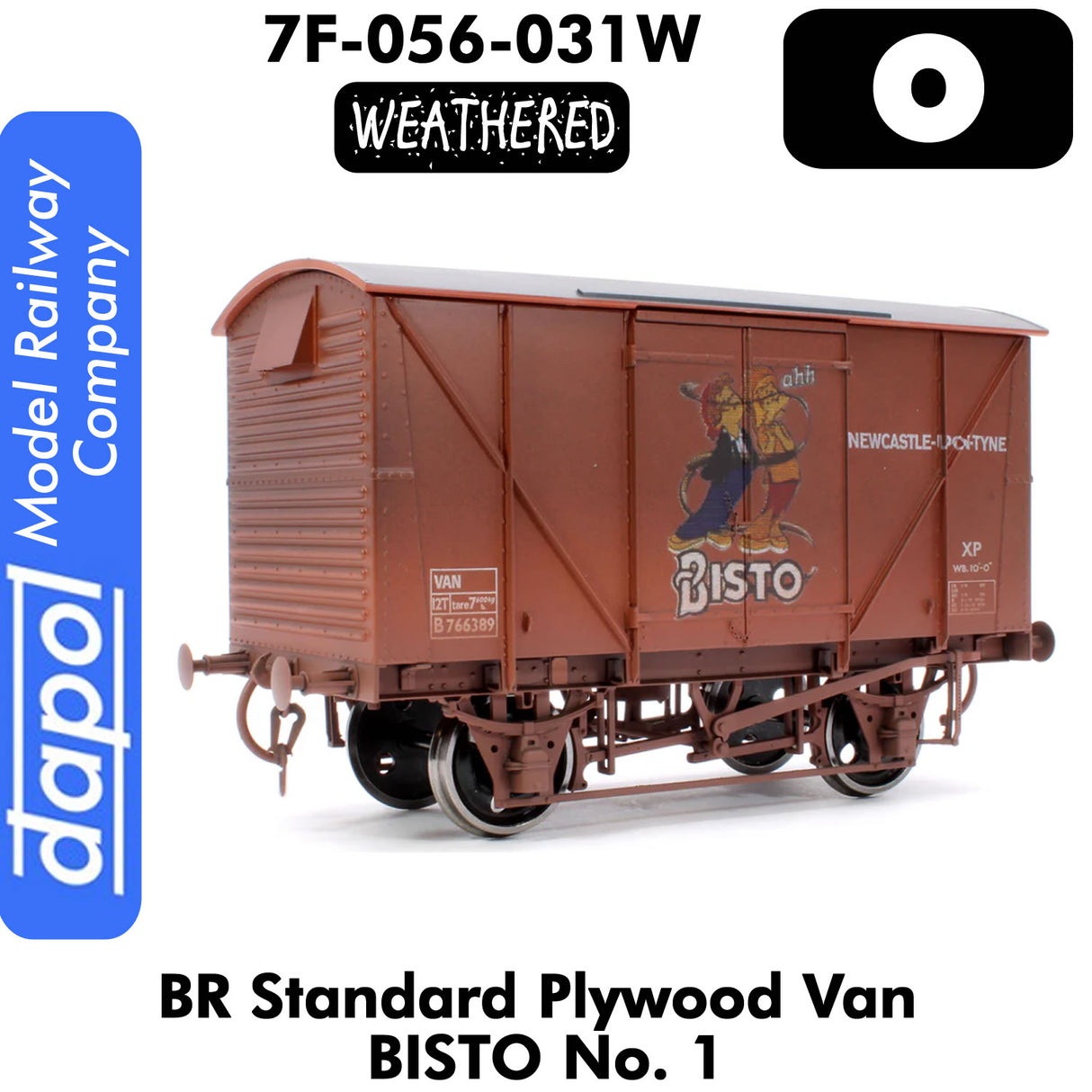 BR Standard Plywood Van - Bisto |  Dapol | 7F-056-031W