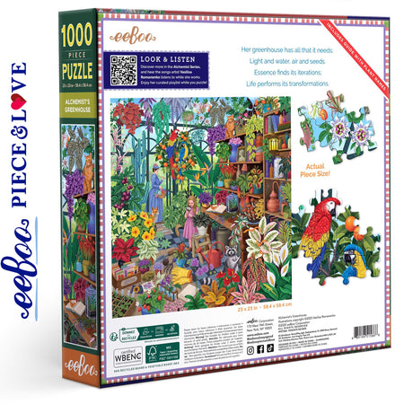 Alchemist's Greenhouse 1000 pc Puzzle | eeBoo | PZT866