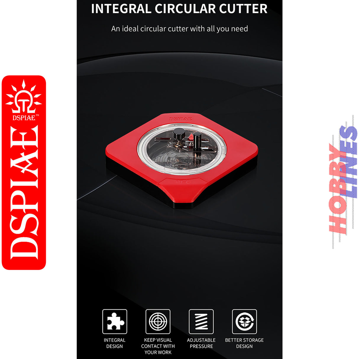 PT-C Integral Stepless Circular Cutter | DSPIAE | DS020