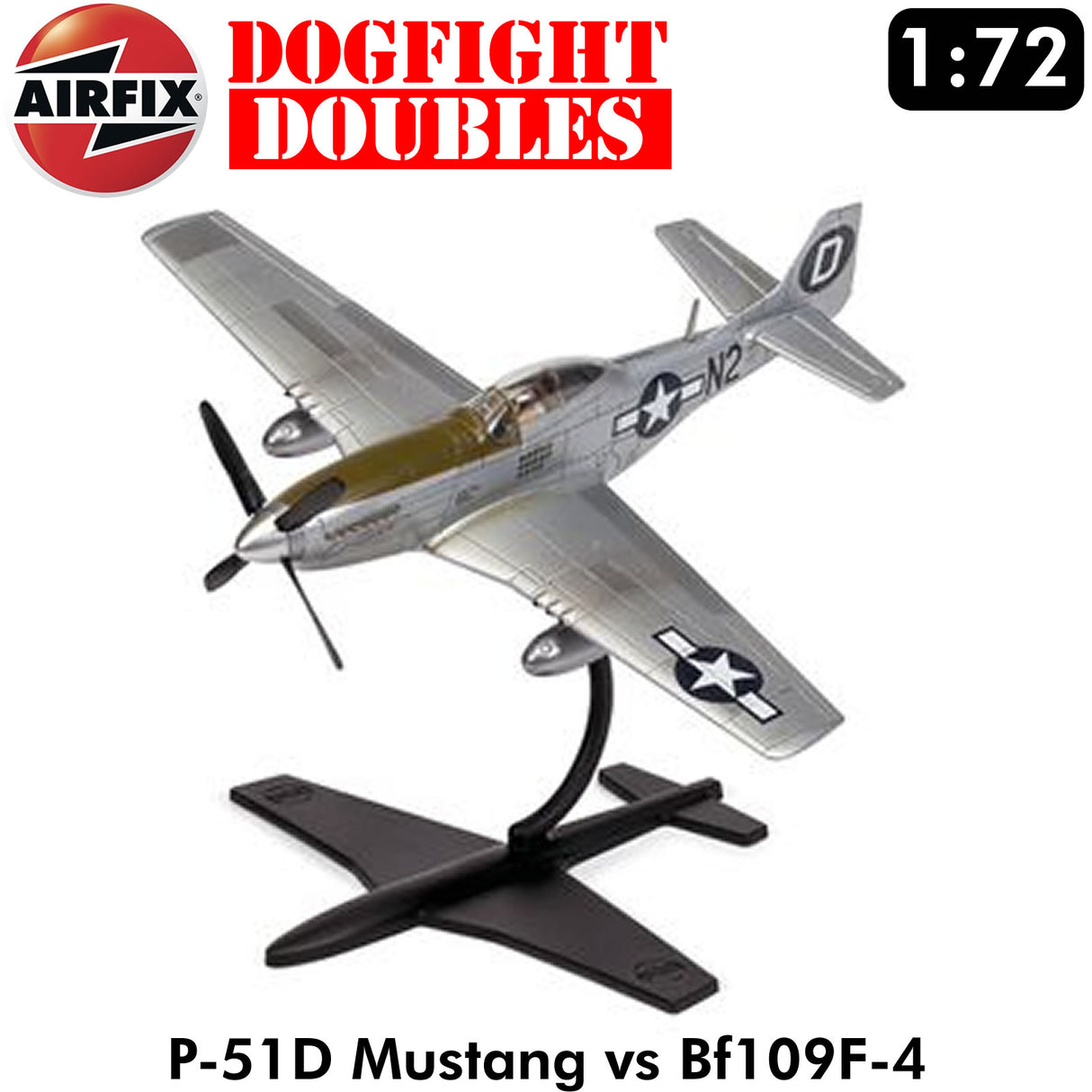 Dogfight Double - P-51D Mustang vs Bf109F-4 -Model Kit | Airfix | A50193