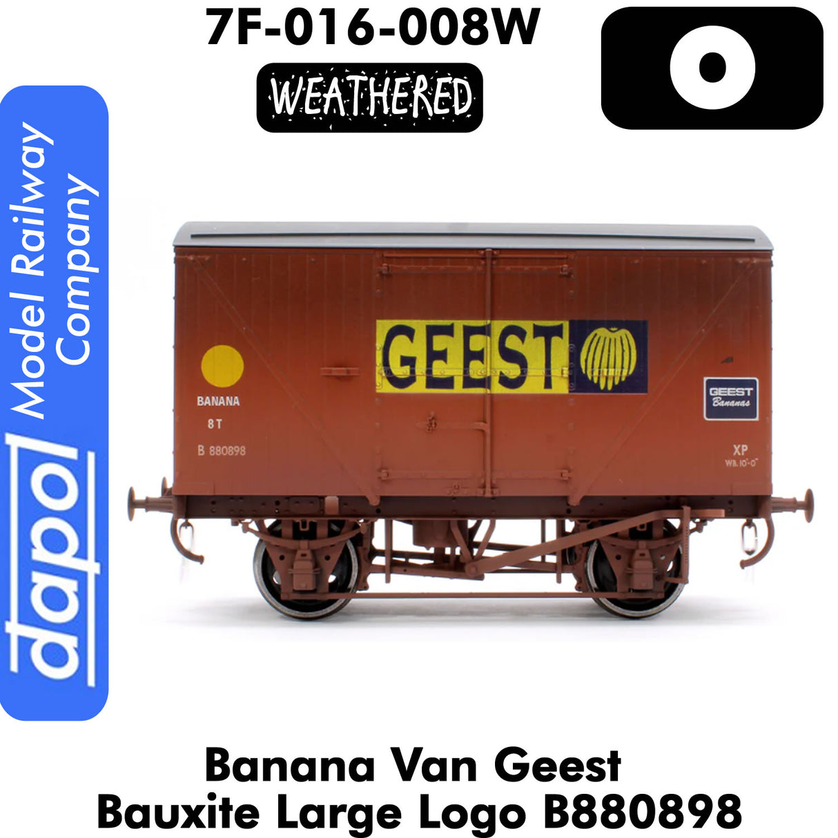 Banana Van Geest Bauxite Large Logo - Weathered | Dapol | 7F-016-008W