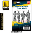 3D Printed Figures Panzer Crew 1945 - 1:72 |  Ammo by Mig Jimenez | MIG8921