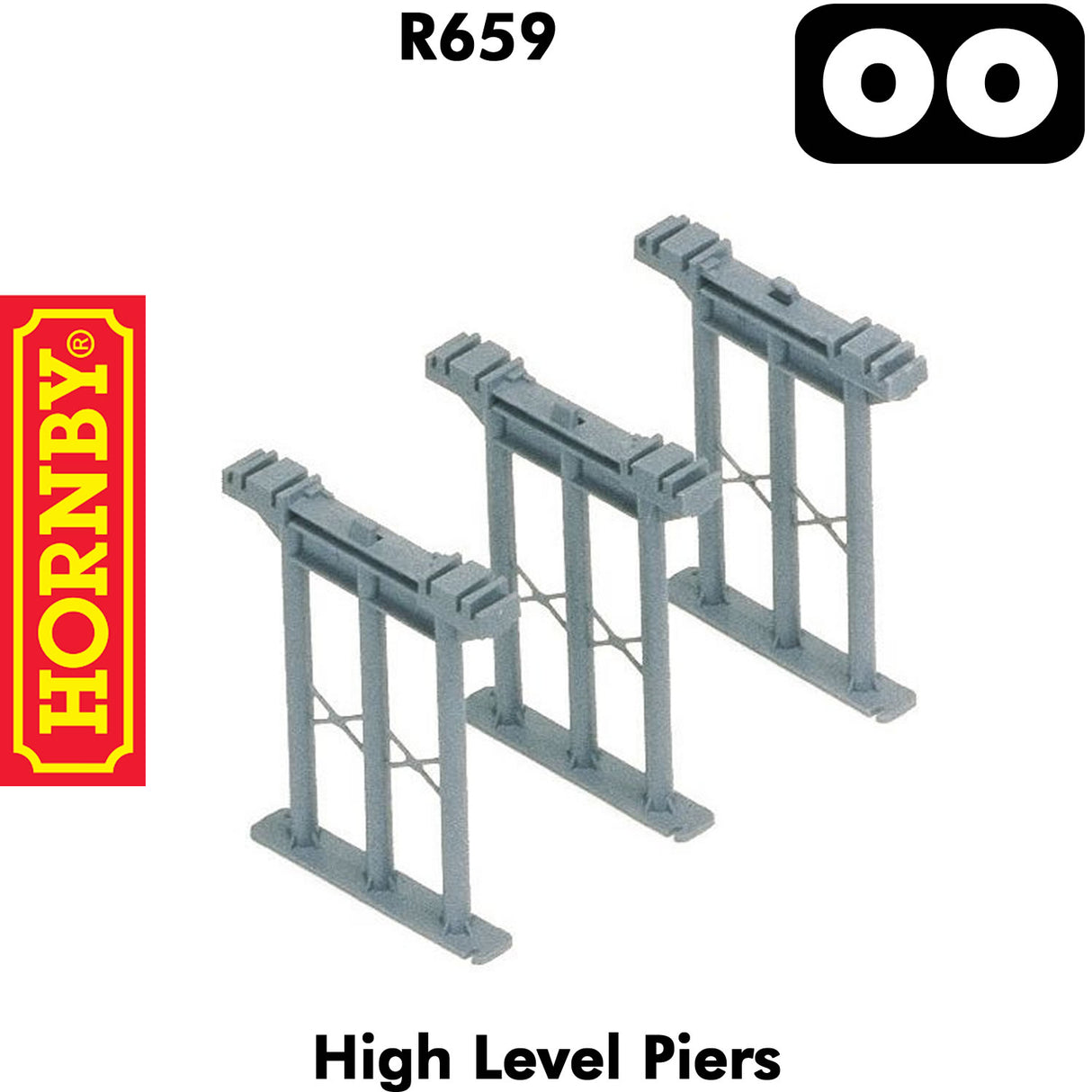 OO Gauge High Level Piers - 1:76 | Hornby | R659