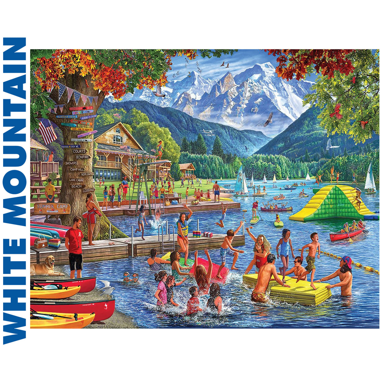 Summer Camp - 1000pc Jigsaw Puzzle | White Mountain | 2028pz