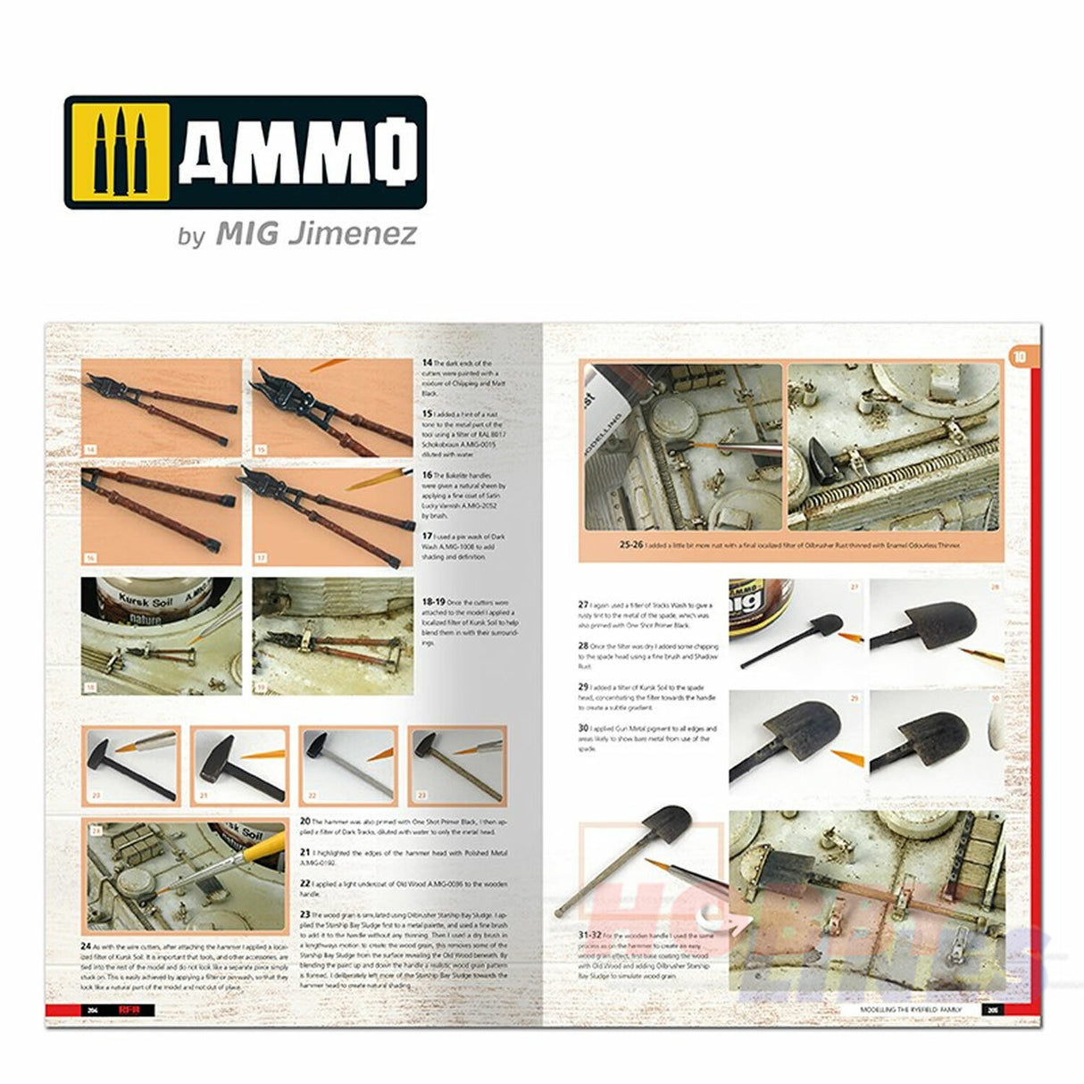 TIGERS - Modelling the Ryefield Family WWII English Book Ammo by Mig MIG6273