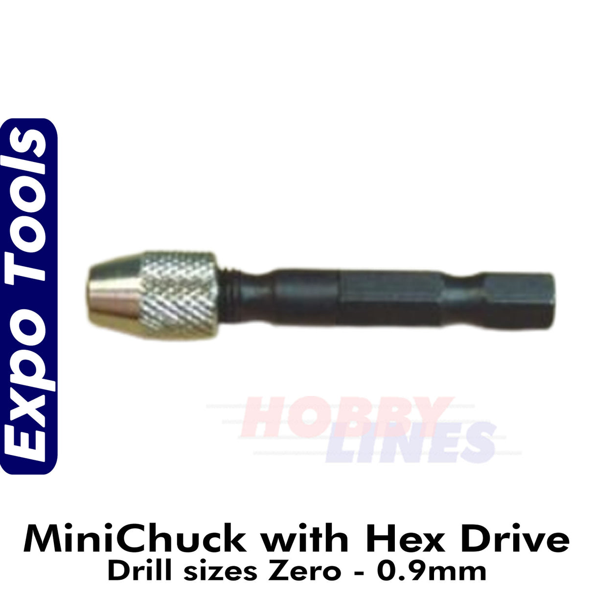 MICRO CHUCK with HEXAGANOL DRIVE Zero - 0.85mm Expo Tools 12831