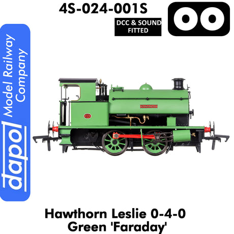 Hawthorn Leslie 040 Green Faraday | Dapol | 4S-024-006S