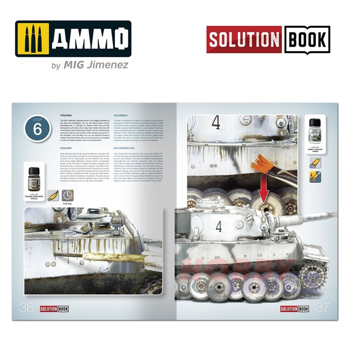 HOW TO PAINT WWII German Winter Vehicles SOLUTION BOOK Ammo by Mig MIG6601