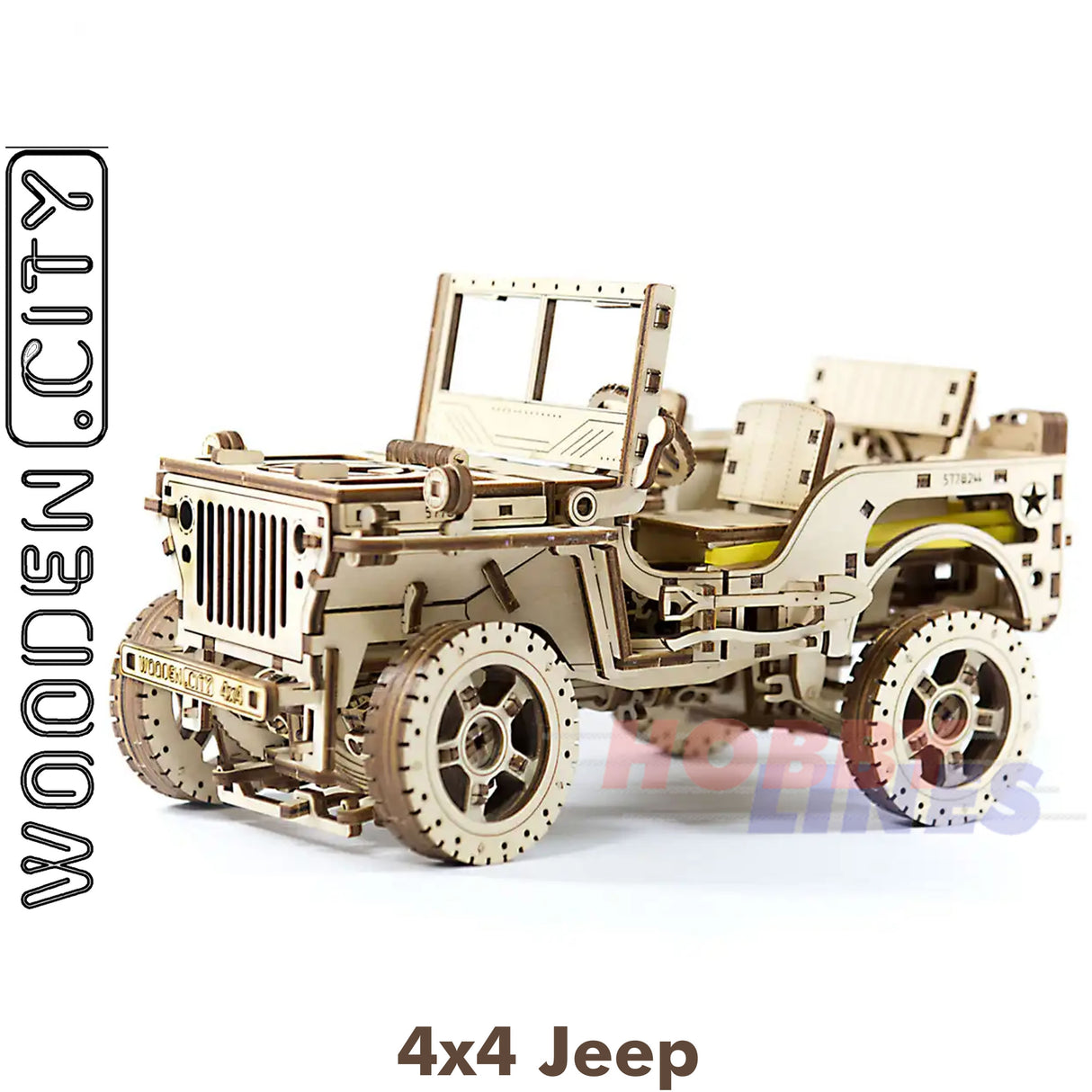 4 x 4 Jeep - 3D Puzzle | Wooden City | WR309