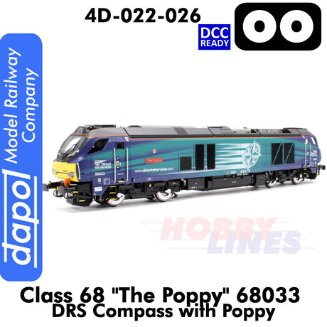 Class 68 The Poppy 68033 | Dapol | 4D-022-026