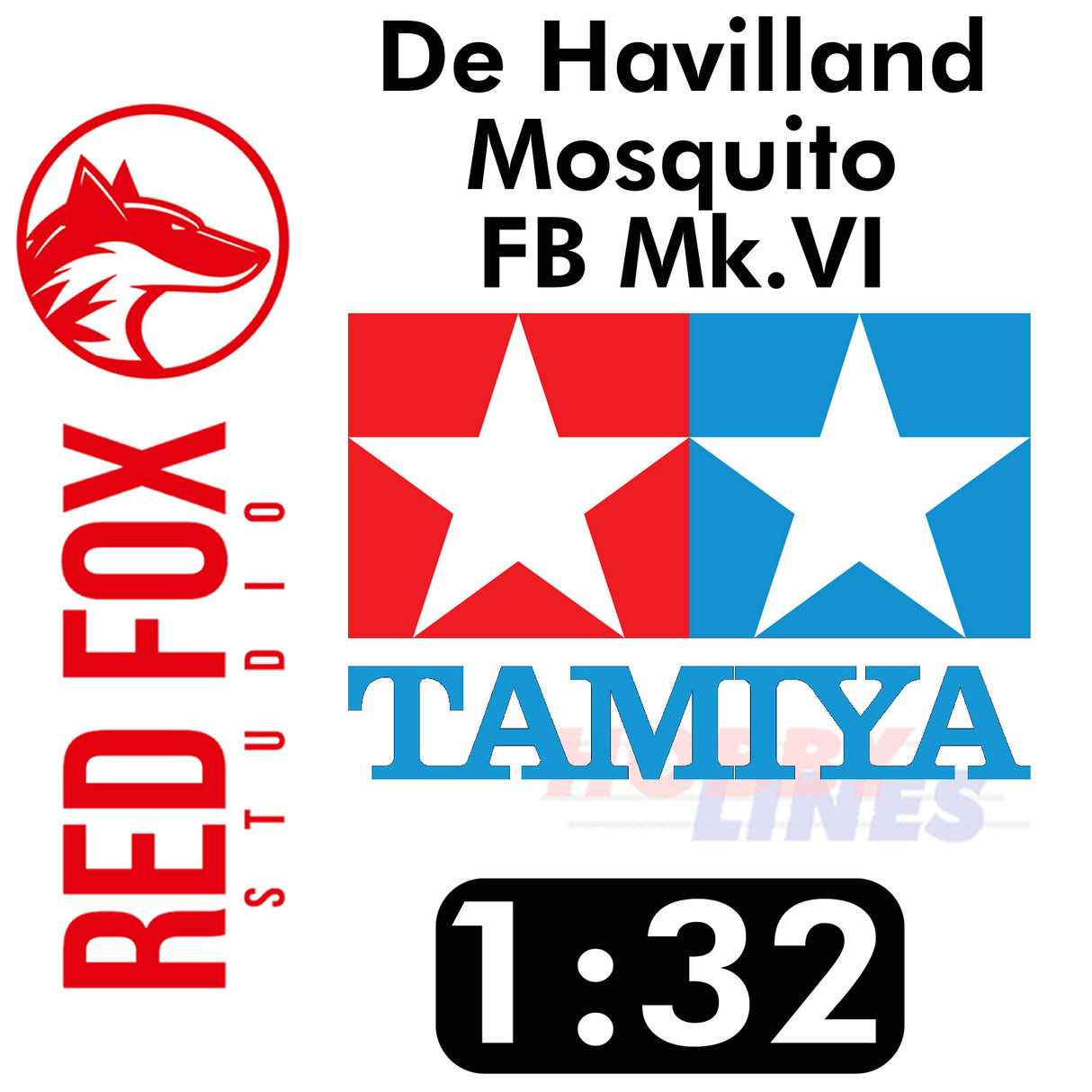 De Havilland Mosquito FB Mk.VI 3D Instrument Panels 1:32 Tamiya kit RFSQS-32070