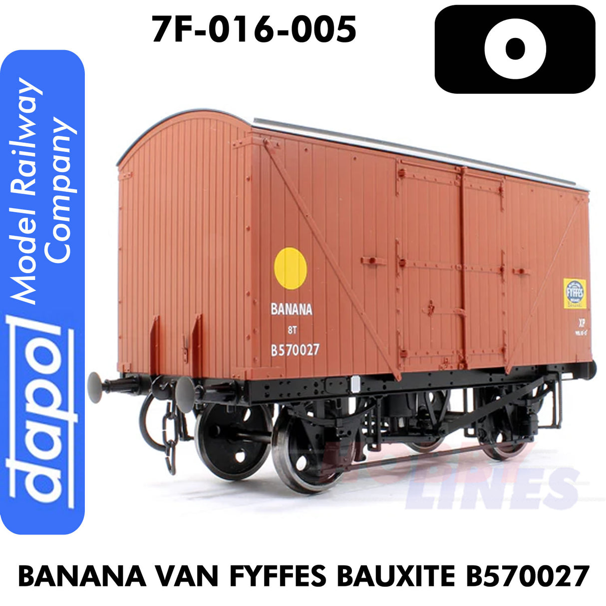 Banana Van Fyffes Bauxite B570027 - Wagon | Dapol | 7F-016-005