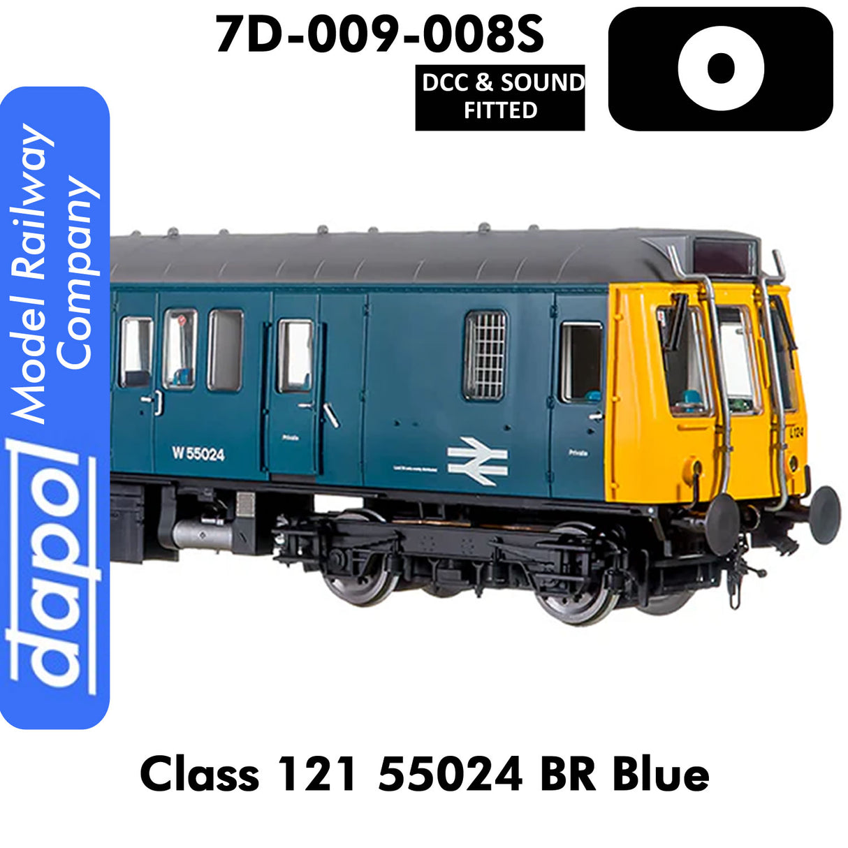 Class 121 55024 BR Blue | Dapol |  7D-009-008S