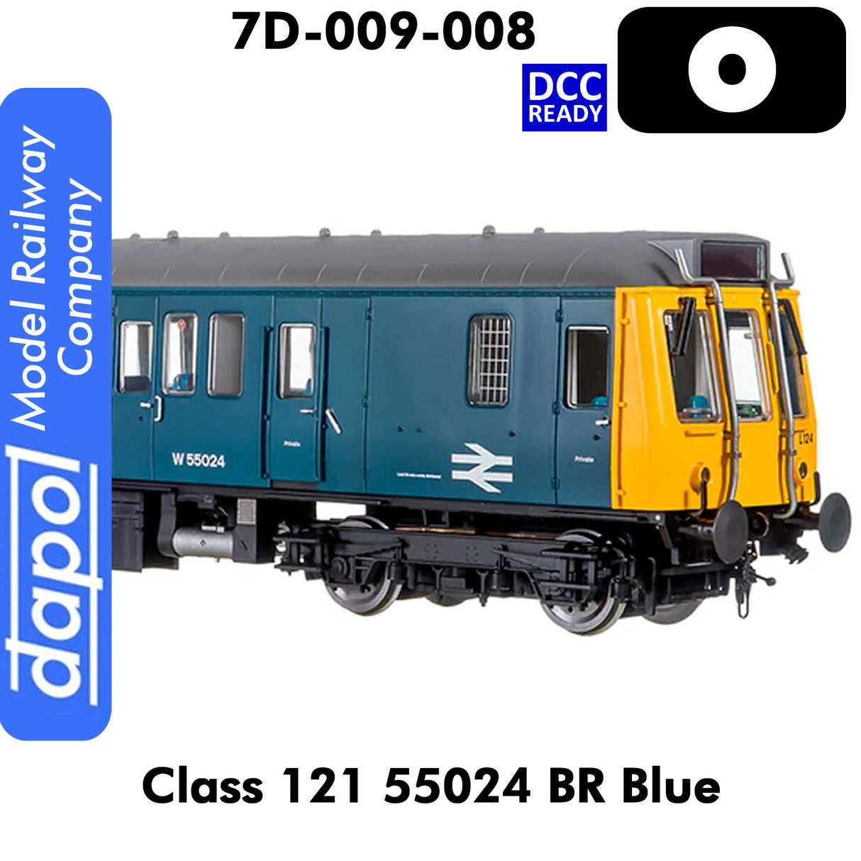 Class 121 55024 BR Blue Diesel | Dapol | 7D-009-008