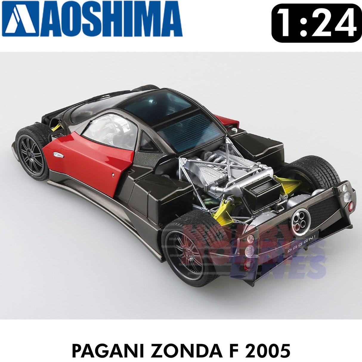 PAGANI Zonda F 2006 Super Car 1:24 model kit Aoshima 05603