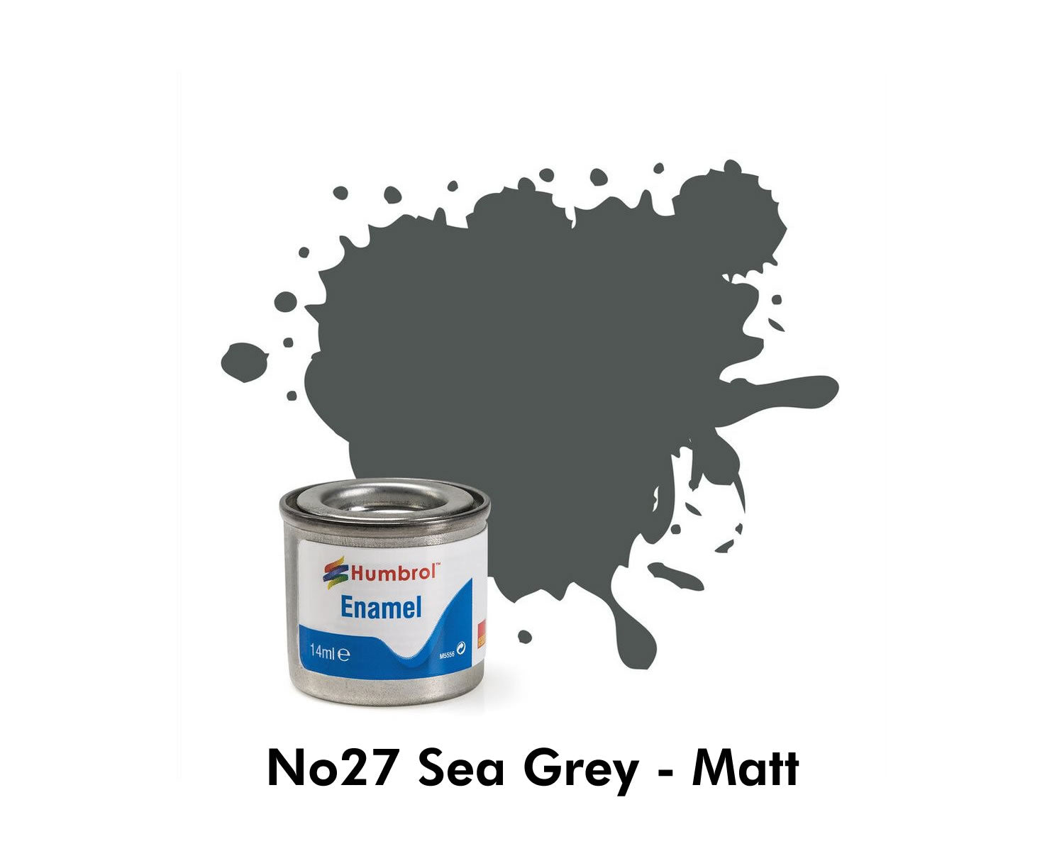 Enamel Tinlets No 27 Sea Grey Matt