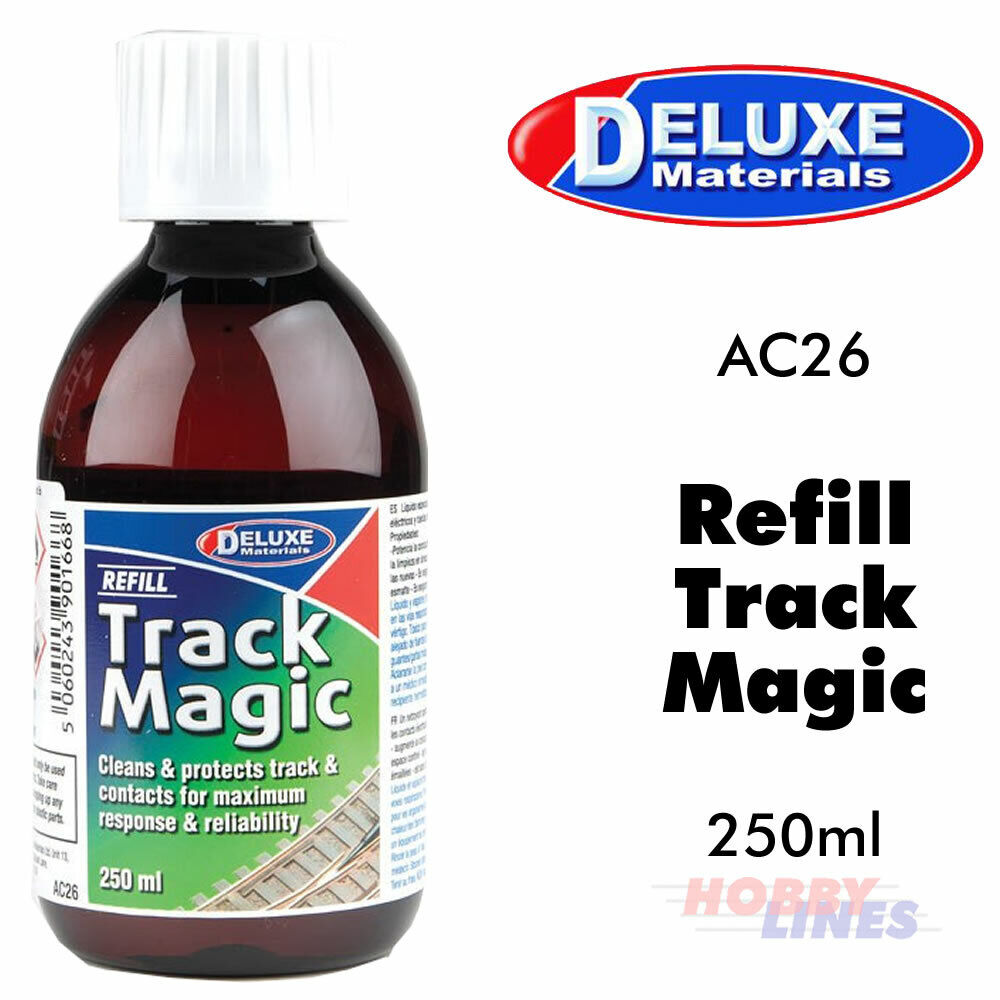 TRACK MAGIC 250ml Refill Electrical Contacts Cleaner fluid AC26 Deluxe Materials