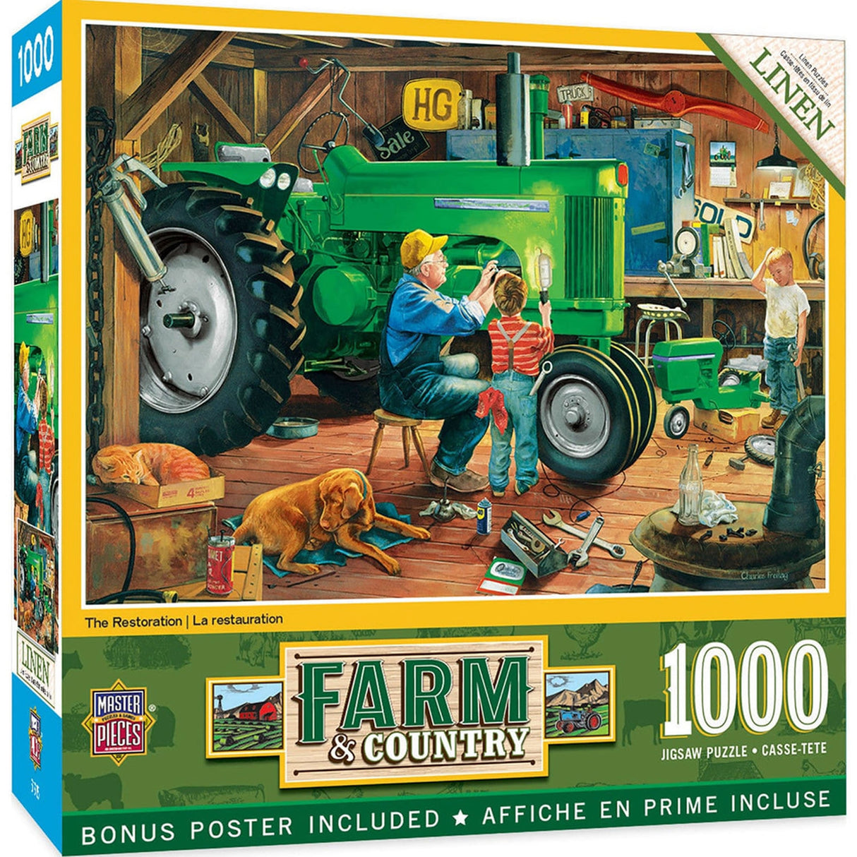 Farm & Country THE RESTORATION Tractor 1000pc Masterpieces Jigsaw Puzzle 71919