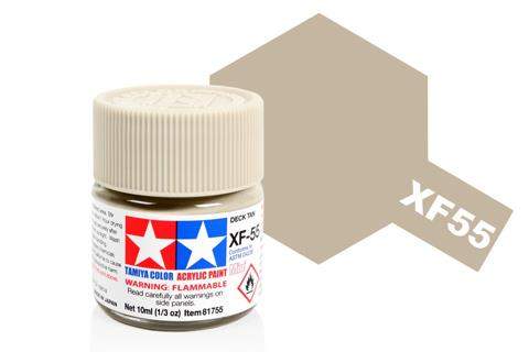Acrylic Mini Paint - Xf-55 Deck Tan | Tamiya | TM81755