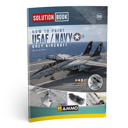 Solution Book 36 - How to Paint USAF | Ammo by Mig Jimenez | MIG6539