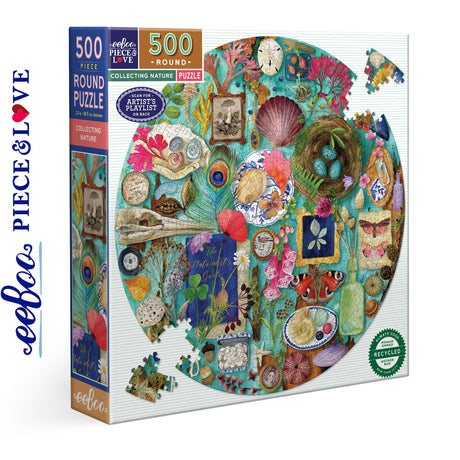 Naturalist Collection 500pc Round Puzzle | eeBoo | PZF110