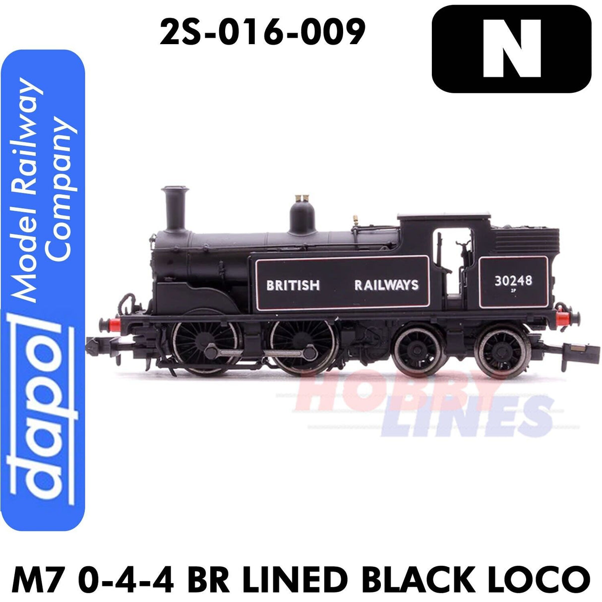 M7 0-4-4 British Rail Lined Black 30248 | Dapol | 2S-016-009