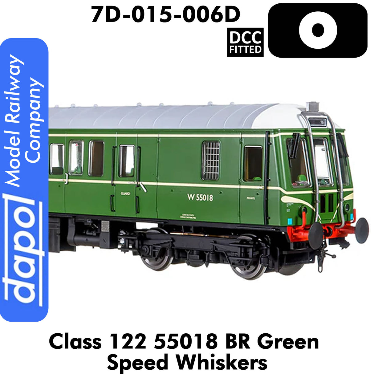 Class 122 55018 BR - Green Speed Whiskers | Dapol | 7D-015-006D