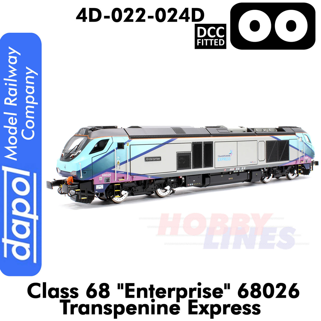 Class 68 - Enterprise Transpenine Express Loco | Dapol | 4D-022-024D