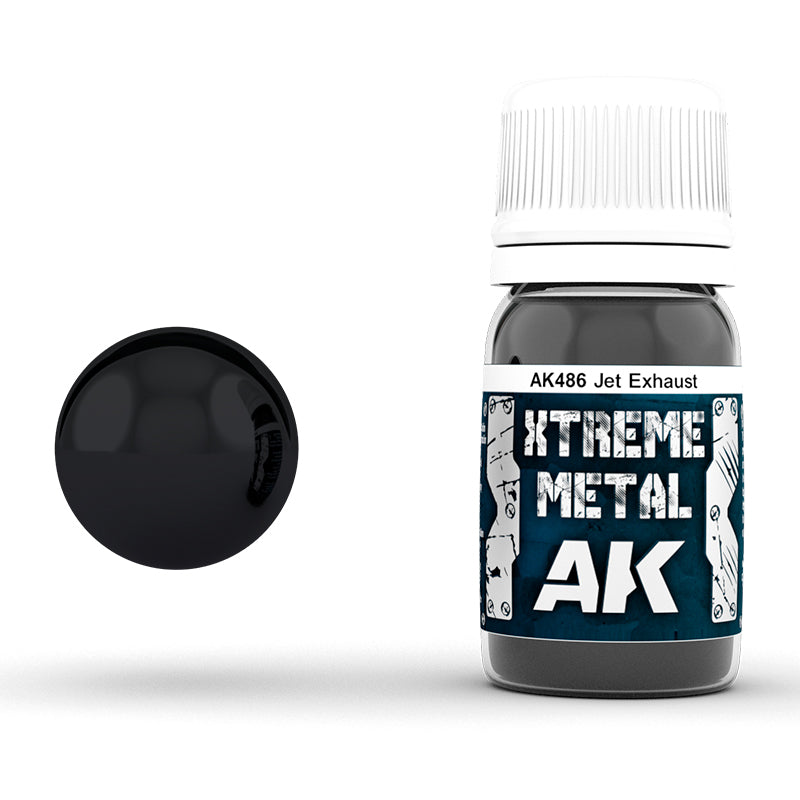 Xtreme Metal - Jet Exhaust- Acrylic Paint 30ml | Ak interactive | AK486