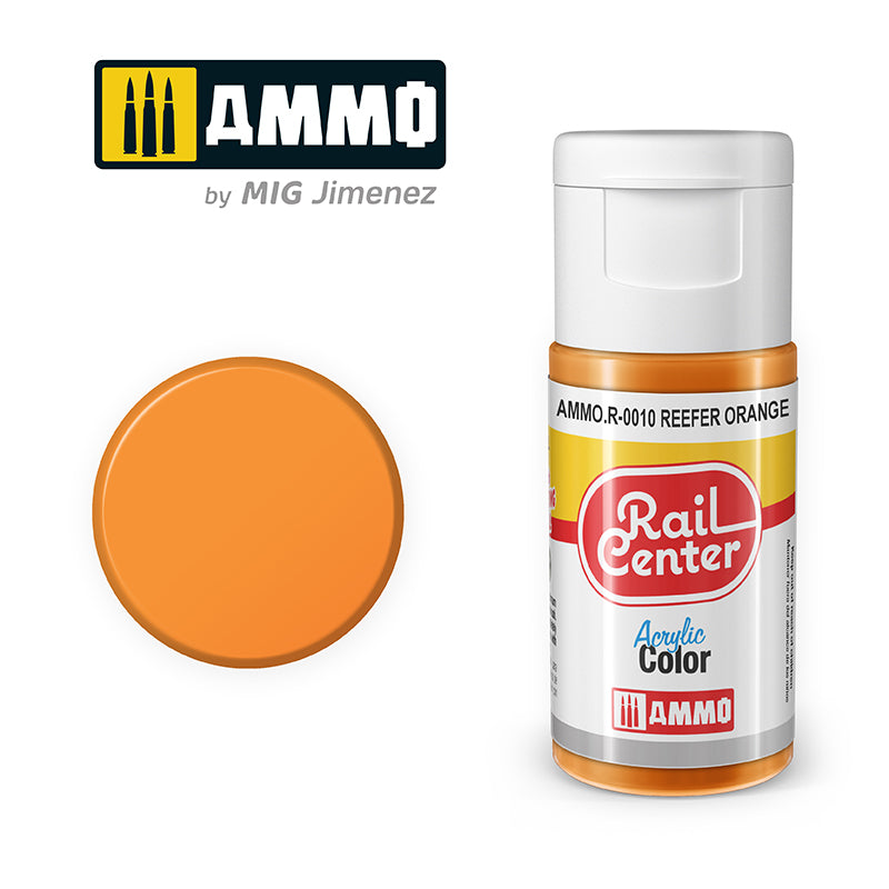 Rail Center - Reefer Orange - 15ml | Ammo by Mig Jimenez | MIGR0010