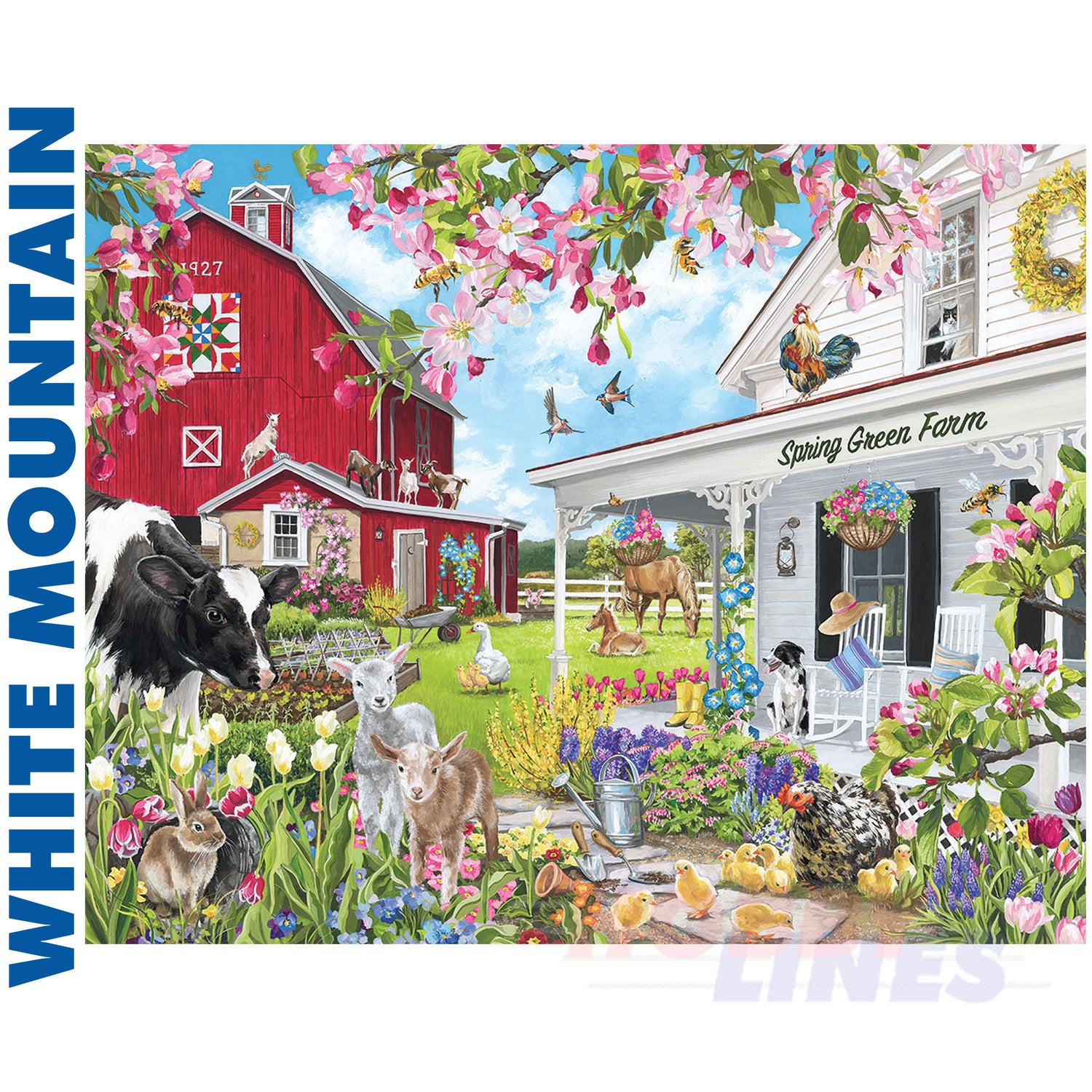 Spring Green Farm 1000 Piece JigsawPuzzle 1741