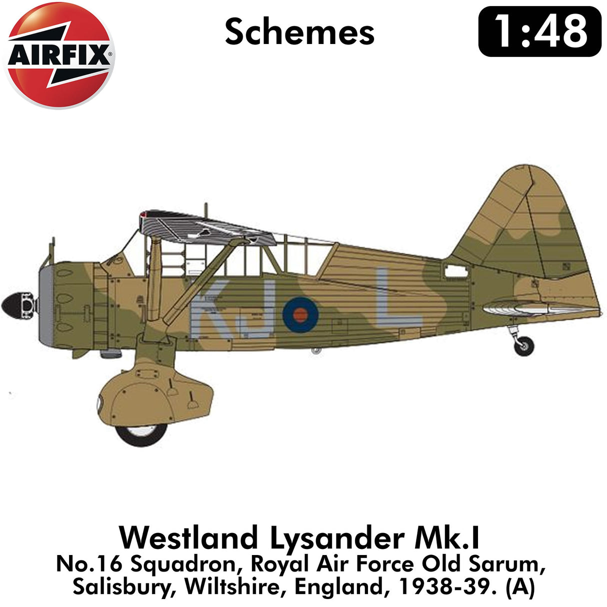 Westland Lysander Mk.I/Mk.III WWII RAF Reconnaissance 1:48 kit | Airfix | A07116