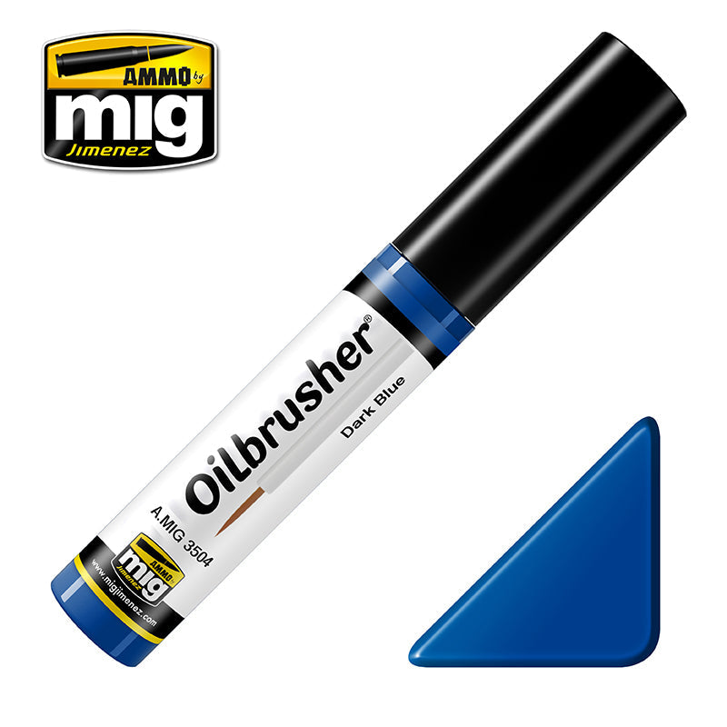 MIG3504 Dark Blue oilbrusher 10ml | Ammo by Mig Jimenez