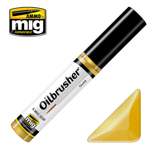 MIG3539 Gold oilbrusher 10ml | Ammo by Mig Jimenez
