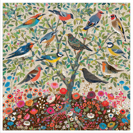 Songbirds Tree 1000 pc Puzzle | eeBoo |  PZTSBD