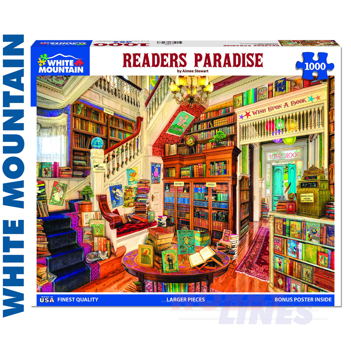 Readers Paradise 1000 Pieces Jigsaw Puzzle 1244