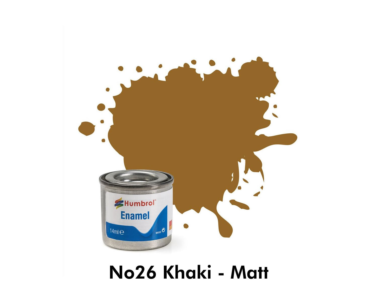 Enamel Tinlets No 26 Khaki Matt